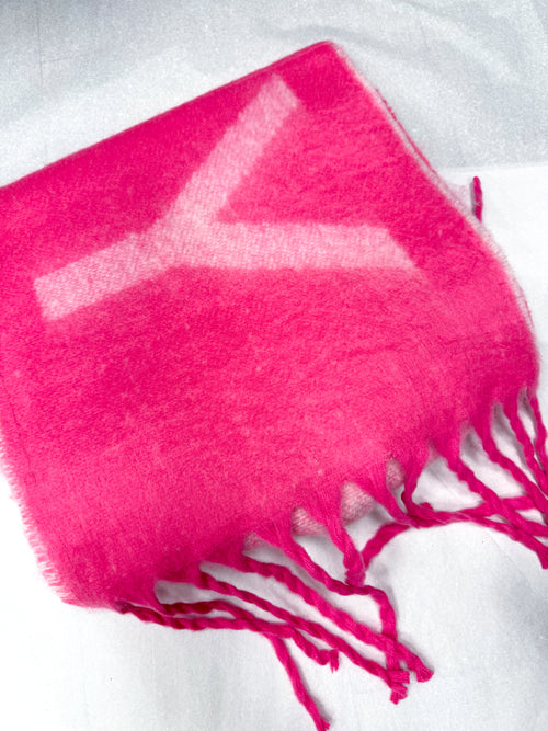 Pinkki pehmeä HAPPY-huivi – viskoosihuivi 40 × 190 cm