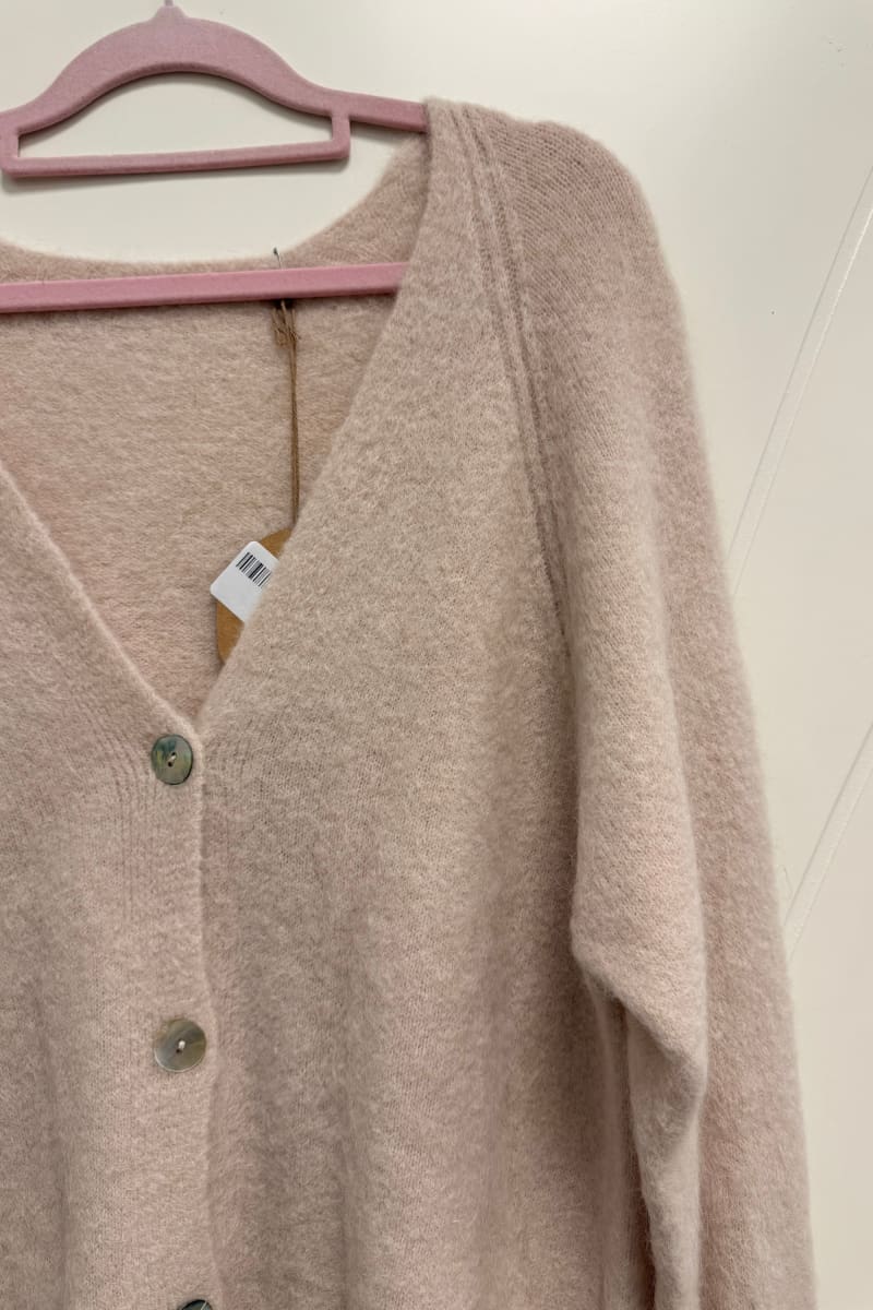 Baby alpakka neuletakki bluebell | beige | pusero | pikku-riikka
