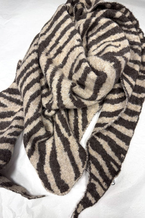 Huivi brown zebra | asusteet | pikku-riikka