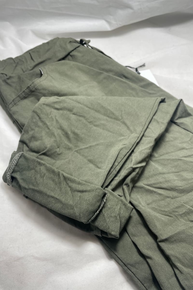 Joustavat Housut Basic - Khaki - Housut - Pikku-riikka