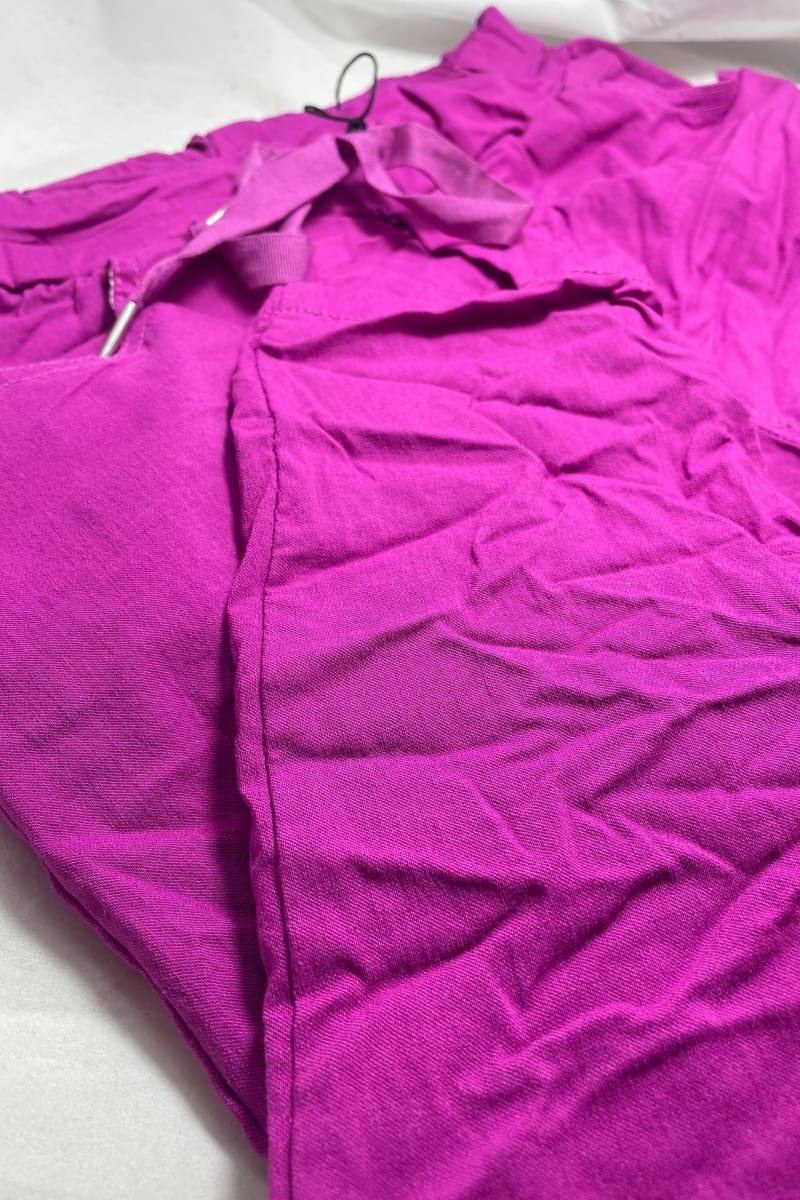 Joustavat Housut Basic - Mauve - Housut - Pikku-riikka