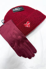 Käsineet | burgundy | asusteet | pikku-riikka