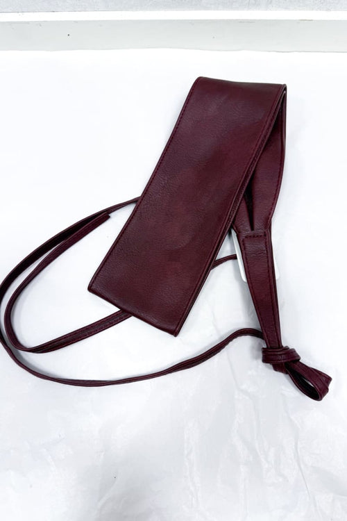 Kietaisuvyö | burgundy | asusteet | pikku-riikka