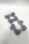 Korvakorut four hearts mimo design | hopea | asusteet | pikku riikka