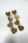 Korvakorut four hearts mimo design | kulta peili | asusteet | pikku-riikka