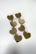 Korvakorut four hearts mimo design | kulta peili | asusteet | pikku-riikka