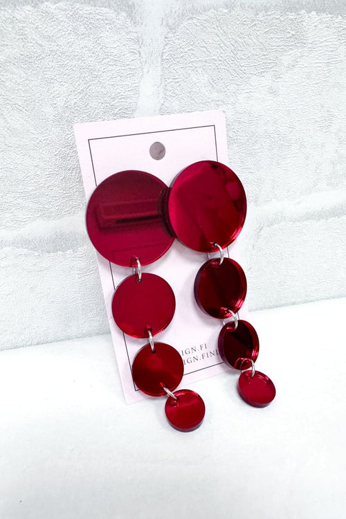 Korvakorut Red Mimo Design | Asusteet | Pikku-riikka