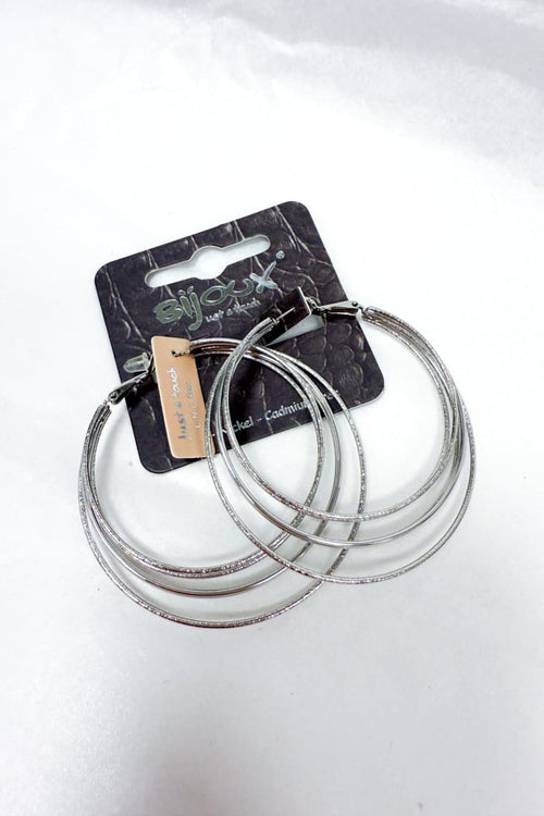 Korvakorut silver hoops | asusteet | pikku-riikka