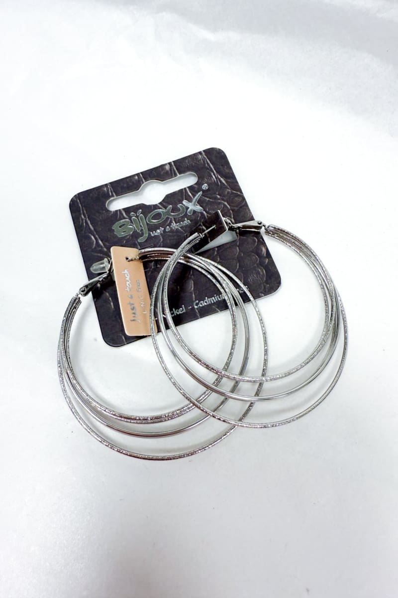 Korvakorut silver hoops | asusteet | pikku-riikka