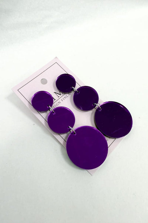 Korvakorut violet mimo design | asusteet | pikku riikka