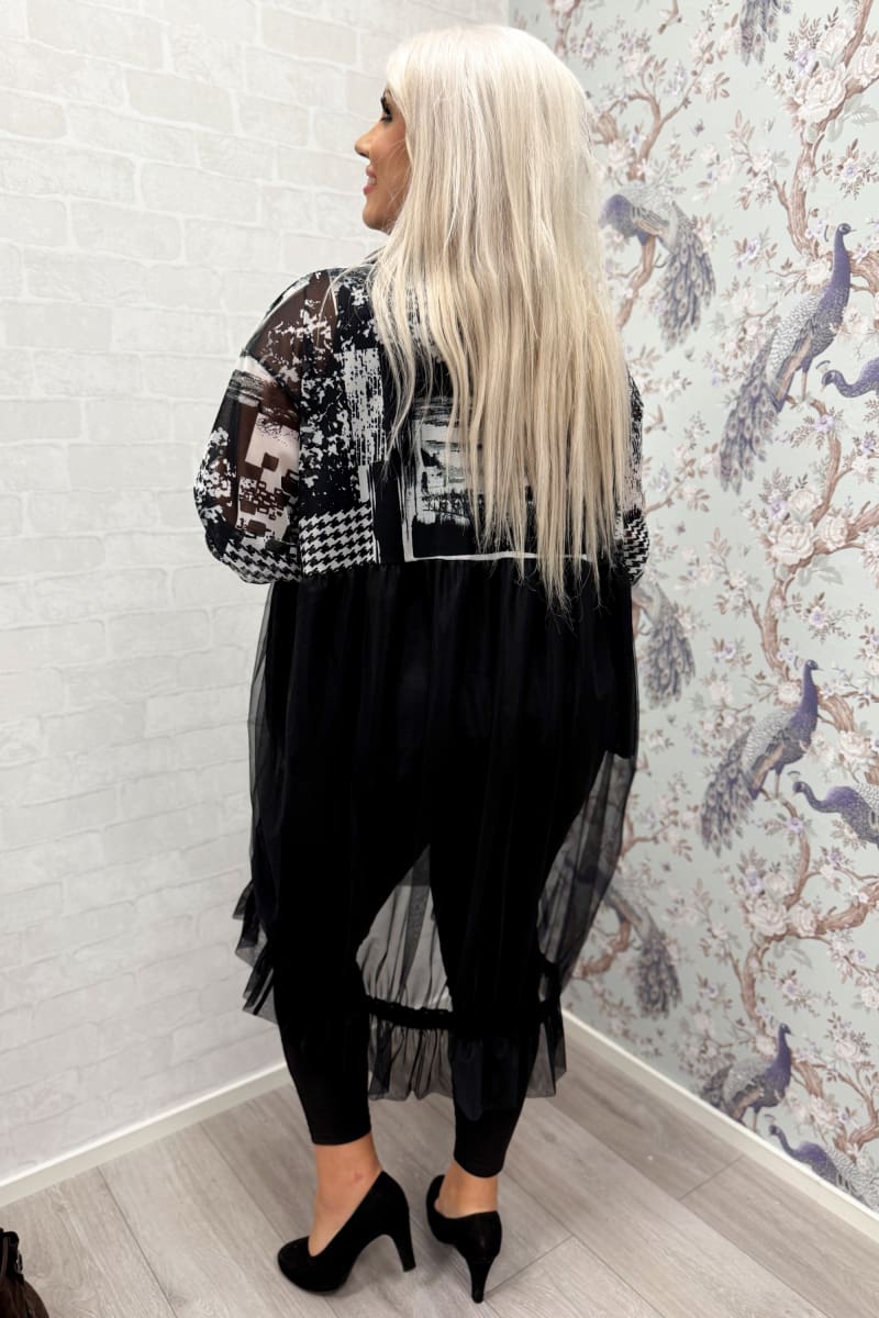 Kuviollinen paitismekko elara xl | pusero | pikku-riikka