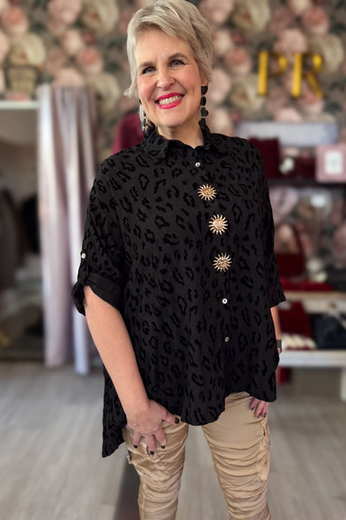 Leopardikuvioinen paitis | pusero | pikku-riikka