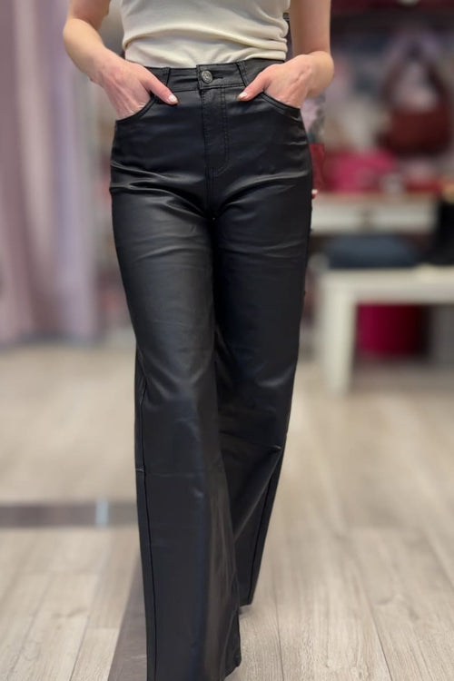 Leveälahkeiset coutatut housut mira goodies | housut | pikku-riikka