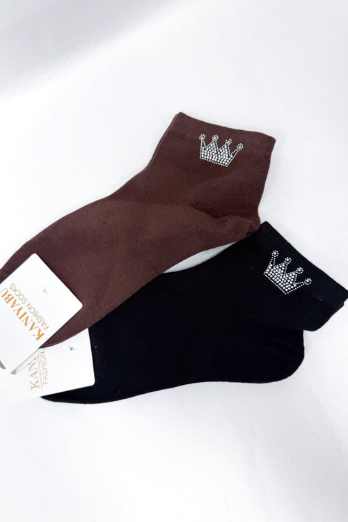 Lyhytvartiset sukat crown | asusteet | pikku-riikka