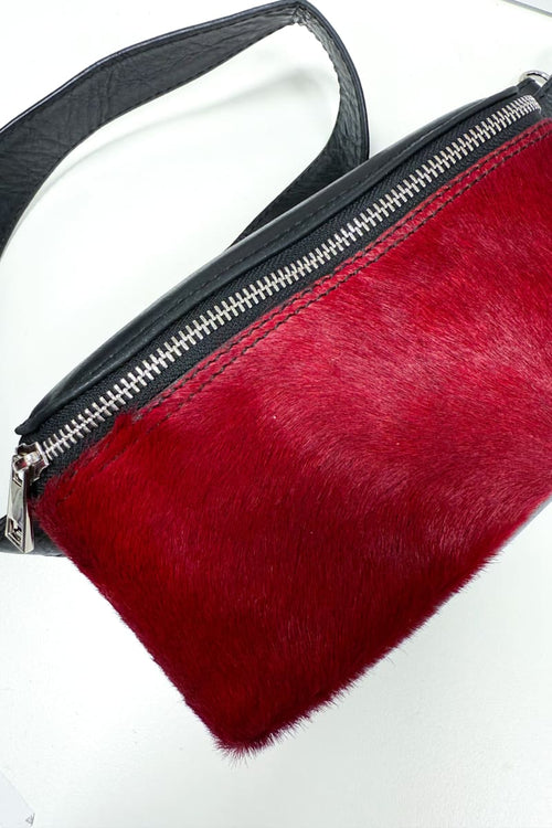 Nahkainen vyölaukku loretta | punainen | asusteet | pikku-riikka