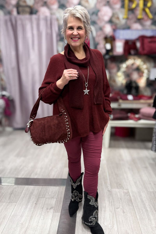 Neule huivilla grace | pusero | pikku-riikka