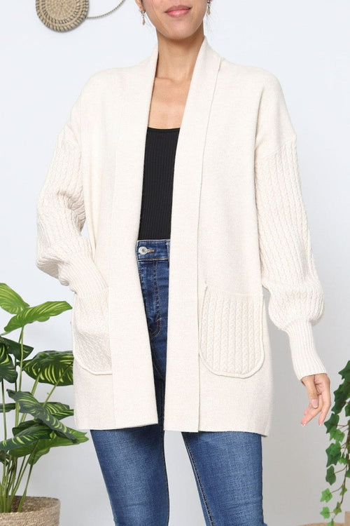 Neuletakki cable | pusero | pikku riikka