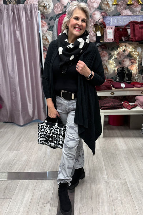 Neuletakki hannah | musta | pusero | pikku-riikka