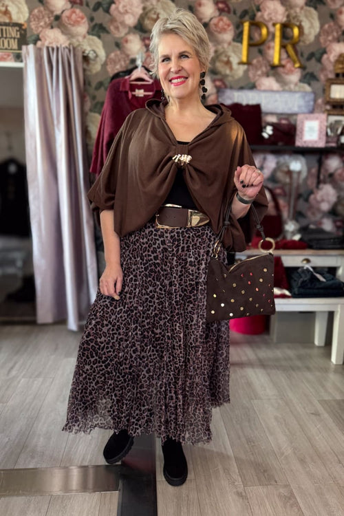 Pantterikuvioinen hame | hame | pikku-riikka