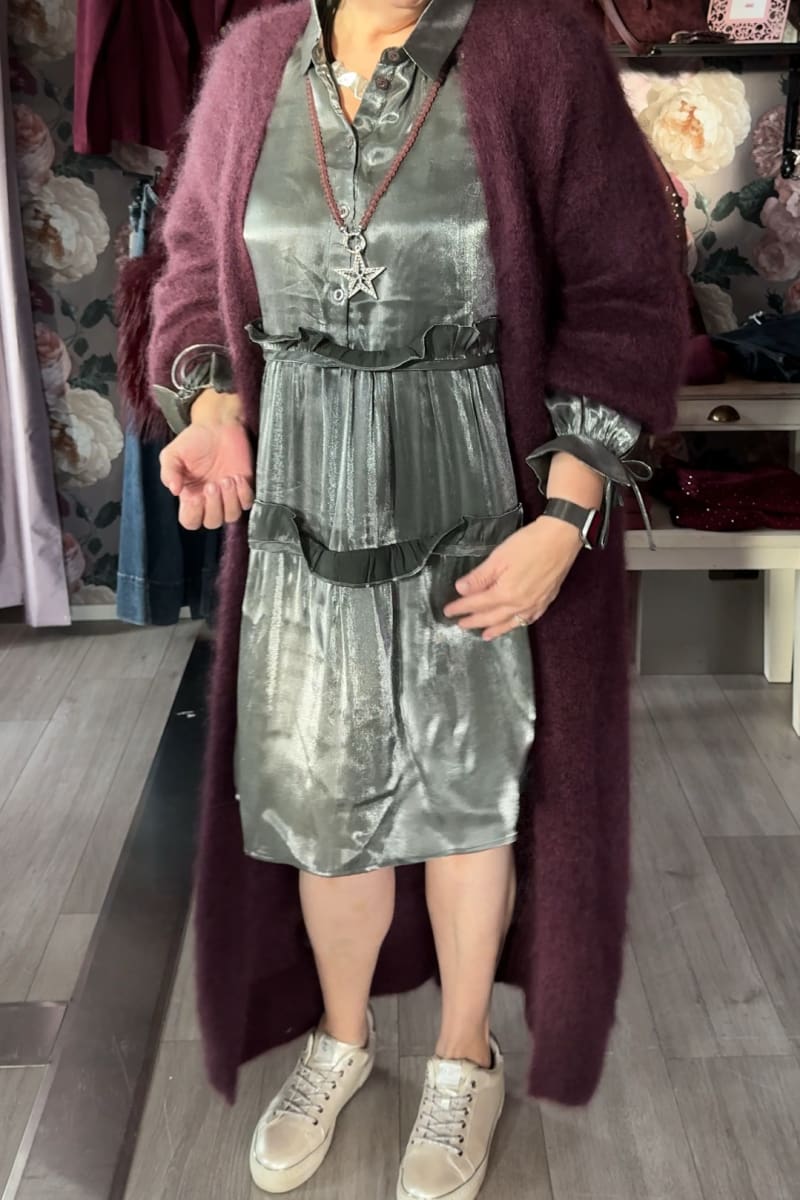Pitkä kid mohair neuletakki diana | jakku | pikku-riikka