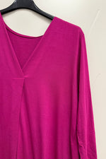 Trikoopusero basic | mauve | pusero | pikku-riikka