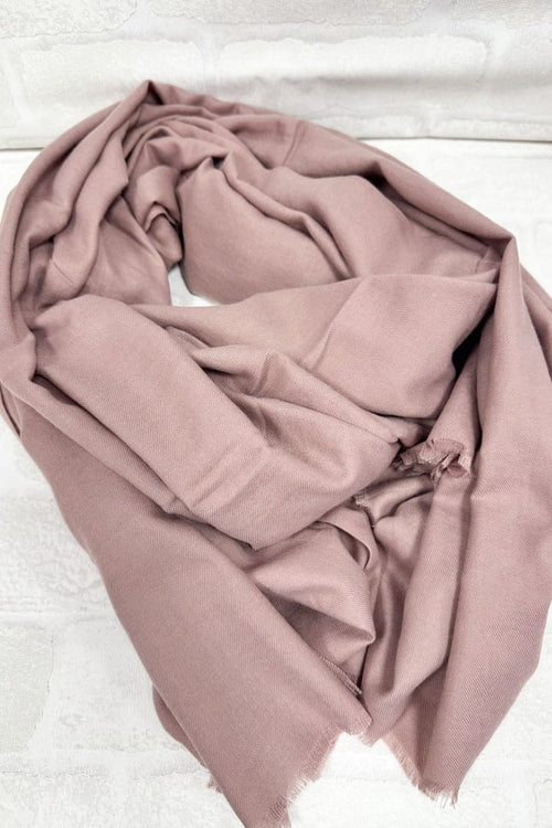 Viskoosinen huivi classic | rose | asusteet | pikku-riikka