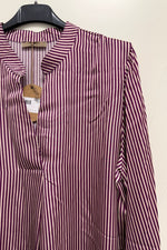 Viskoosipusero stripes | violetti | pusero | pikku-riikka